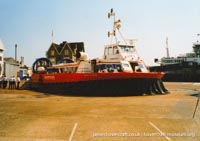 AP1-88 hovercraft promotional day by BHC -  (credit: The <a href='http://www.hovercraft-museum.org/' target='_blank'>Hovercraft Museum Trust</a>).